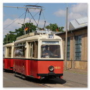 Typ 30 | Bauart ET 50 | Triebwagen 1601 mit Typ 62 | Bauart EB 50 | Beiwagen 803<br />